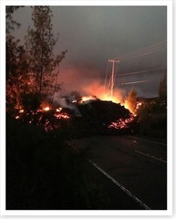 Kilauea Volcano Fissure 8 Flow Front At Four Corners 2018 Silver Halide Photo