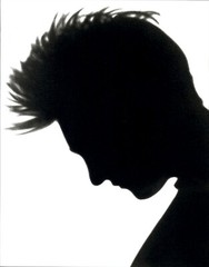 2000 Herb Ritts Singer Entertainer K D Lang 1989 Shadow Profile Art Photo