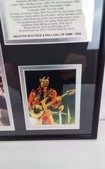 Prince Retrospective Memorial Framed Photos and Biography Double Matted #J4039