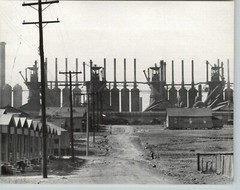 1938 Walker Evans Americana Birmingham Steel Mill Houses Original Photo Gravure
