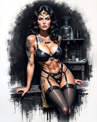 sexy glamour 8*10 photo beuatiful girl print collectible sexy model women art