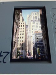 Slide 35mm Slide Chicago USA LaSalle Street Canyon Street Scene Street Level 6