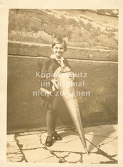 17x PHOTO School Bag, First Day of School, Boy, Girl, Enrollment ~1920-1950 AS66