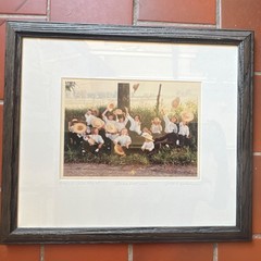 Bill Coleman «Class Act” Amish Signed Color Photo Matted & Framed
