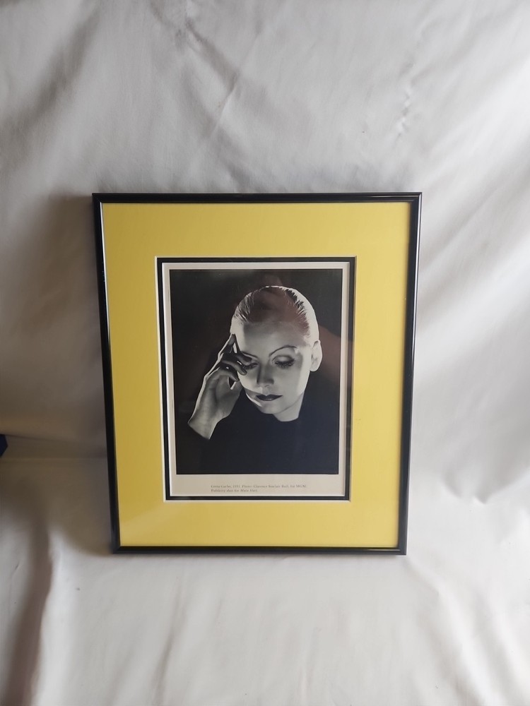 GRETA GARBO As MATA HARI 1932 Photo By C.S. BULL Framed Matted Photo #QBC