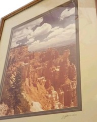 John Gravrillis Original Photograph Framed Art Bryce Canyon Utah 18in x23in