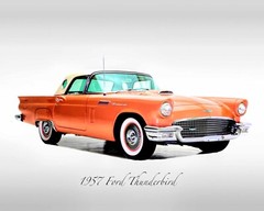 Classic Cars – 1957 Ford Thunderbird – Print