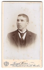 Photograph Joseph Werner, Munich, Isartorplatz 2 corner Kanalstrasse, portrait J