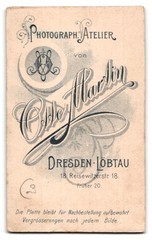 Photograph Otto Martin, Dresden-Löbtau, Reisewitzerstrasse 18, portrait small