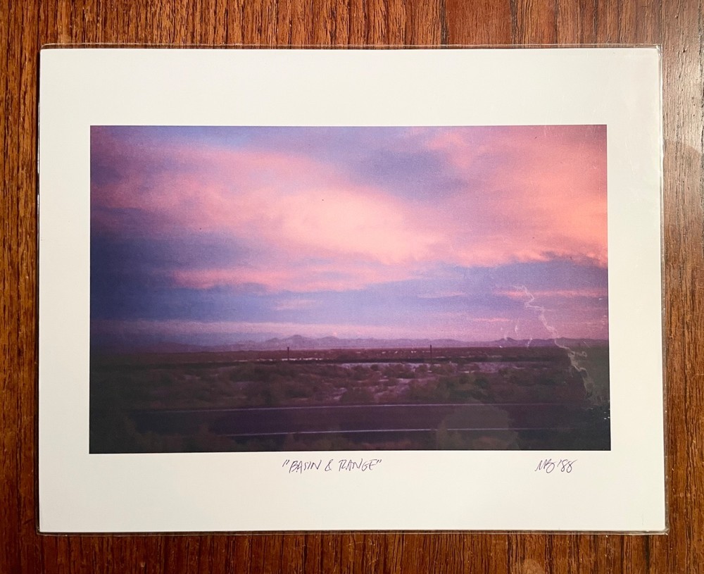 Original photographic print «Basin & Range» by Michael Blumenstock