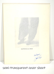 KURT MARKUS Batwings And Spur 1989 Photogravure Signed ltd 1/300