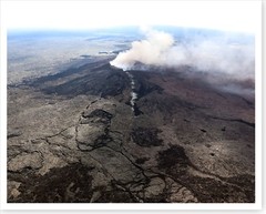 Kilauea Volcano Pu‘u ‘Ō‘ō Cone Fissure Hawaii 2018 Silver Halide Photo
