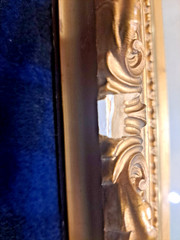 HUGE – Early 20th Century 46″ X 34″ Gilt Frame – Includes 100+ YO Spooky Photo