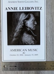 Annie Leibovitz 2001 Promotional Card For American Music at Andrew Smith Gallery