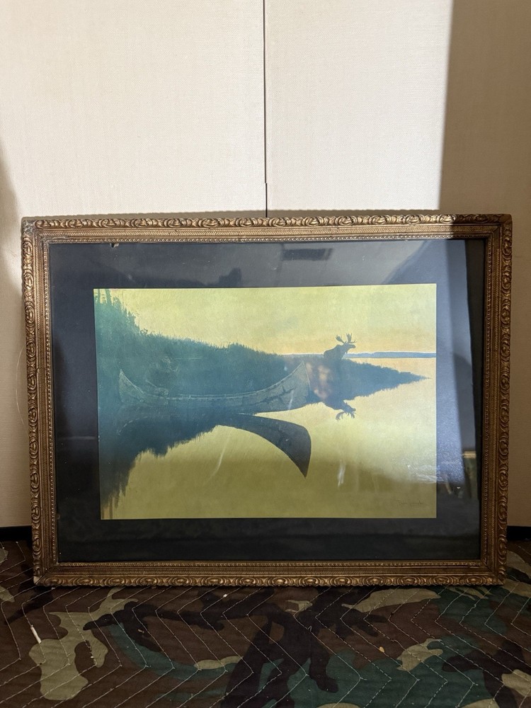 8X10 Matted & Framed Photo Of Lava Flow In Kona Hawaii, Great Art !