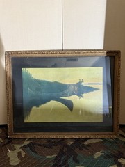 8X10 Matted & Framed Photo Of Lava Flow In Kona Hawaii, Great Art !