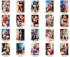 LOT 100x 4×6 Nude Picture Photograph Pinup-Girl Woman Model Female Risqu Lot24