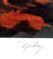 Canyon Sunset Signed Photo The Grand Canyons Landscape 4.5 x 6.5 Matted 8 x 10