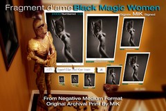 Fine Art Nude Photo «Céleste&Ocèanne#3» 4×6 Sign Mik & Num 9/25 Duo Girl Model