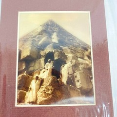 Climbing a Pyramid Egypt 1900 Stereoview 3-d Photo Reprint Stereographic Arts