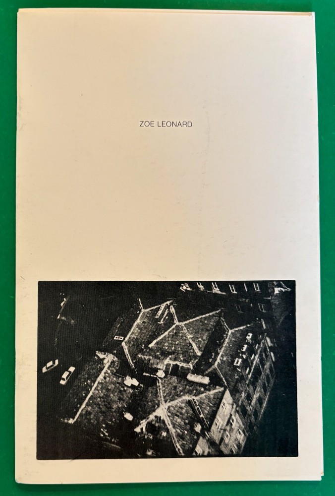RARE Zoe Leonard 1991 San Francisco exhibition brochure essay by Jack Hanley