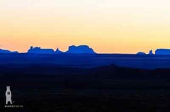 Southwestern Minimalist Landscape Photography – Valley of the Gods Utah at Dusk