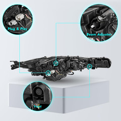 Headlight Assembly Fit for 2020 2021 2022 Toyota Corolla SE XLE XSE with LED DRL