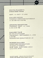 Sylvia Plachy (b. 1943) Art Announcement Card 1990 Unguided Tour