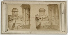 France Castle Vincennes – Scope c1858 Photograph Primitive Stereo Vintage