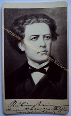 Orig CDV litho photo photograph picture old fashion around 1870 musician Anton Rubinstein