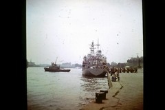 Dia Foto Aufnahme Marine Polen Polska polski statek ORP Wodnik Schiff