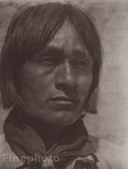 c.1900/72 Photogravure NATIVE AMERICAN INDIAN Santo Domingo EDWARD CURTIS 11×14