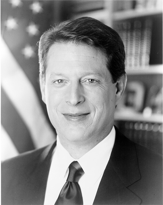 Albert Gore Photograph – Vintage Photo from 1992