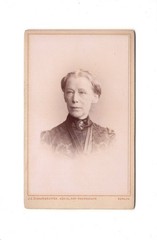 Schaarwächter CDV photo lady portrait-Berlin 1889