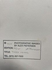 MCM Abstract 1978 VTG Alex Pietersen Signed Numbered Photo 81/200 «Three Heads”