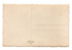 Photo Postcard 1930s Boy with School Bag – Enrollment, Sugar Bag (B1 145)