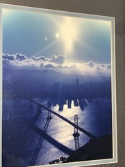 Mark Reuben Signed ‘Rhapsody In Blue’ San Fransisco (11×14) 16 3/8”T 13 3/8”W