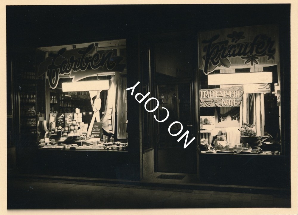 Photo Munich Drugstore Aunt Emma Store Approx. 1950 X53
