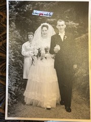 ❤️bundle 10 photos ~40-90s GDR West Germany love wedding fashion happiness moments ~10×14
