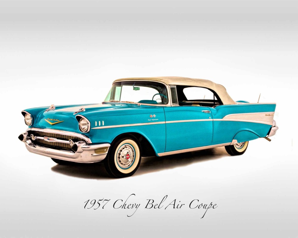 Classic Cars – 1957 Chevy Bel Air – Print