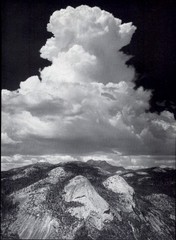 1959 Ansel Adams North Dome Thunderhead Yosemite Valley National Park Art Photo