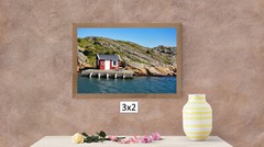 Tiny House By the Sea, High Resolution Image, Many Formats, TV Art
