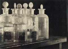 ANSEL ADAMS – «Chemical Bottles, Mills College,1936», Photo Litho, FREE SHIPPING