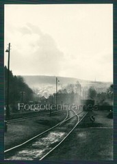Photo station railway at Schützenbach photo train station 1965
