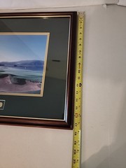 PEBBLE BEACH The Eighteenth Hole. Professionally Framed Picture. 17 & 1/2 X 22