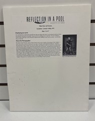 Reflection In A Pool Photography By Jesse Thornton Titled River Of Dreams 11×14