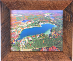 Little Silver Lk, in Waushara Co, Wild Rose, Wisc Airplane Photo. Frame Optional