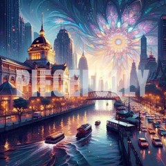 Thailand in Manhwa #003 AI Digital Art Image Hua Lamphong Train Station Anime