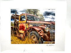 Deborah Milburn Photography «Old Truck» Park County Colorado Signed by Artist