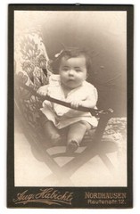 Photograph Aug Hawk, Nordhausen, Rautenstr. 12, Portrait of a Toddler